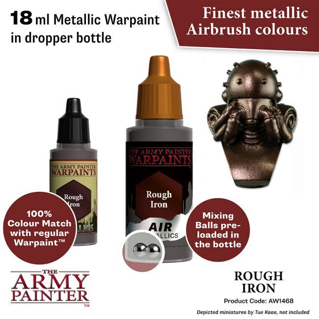 The Army Painter Warpaints Air: Rough Iron - 18ml Acrylic Paint