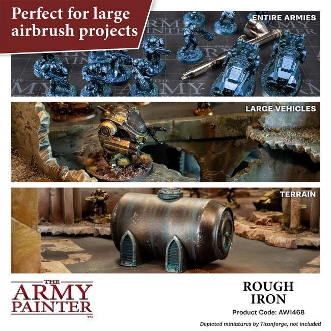 The Army Painter Warpaints Air: Rough Iron - 18ml Acrylic Paint