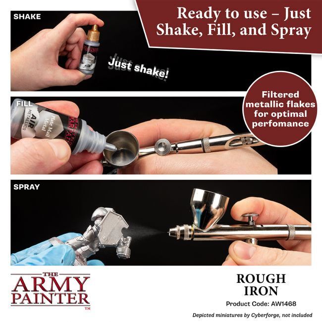 The Army Painter Warpaints Air: Rough Iron - 18ml Acrylic Paint