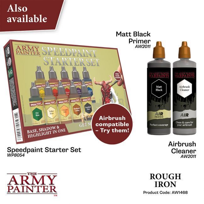 The Army Painter Warpaints Air: Rough Iron - 18ml Acrylic Paint