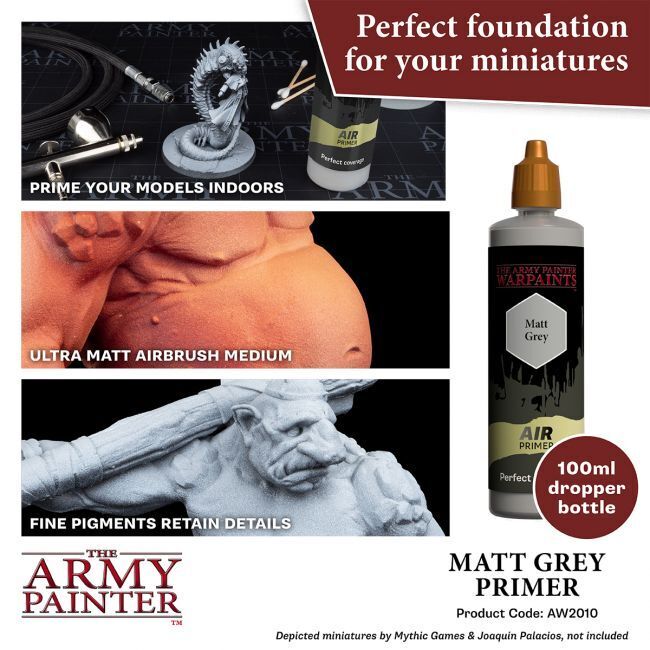 The Army Painter Warpaints Air: Grey Primer 100 ml