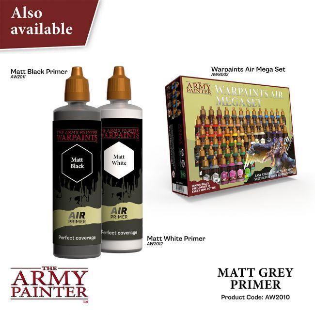 The Army Painter Warpaints Air: Grey Primer 100 ml