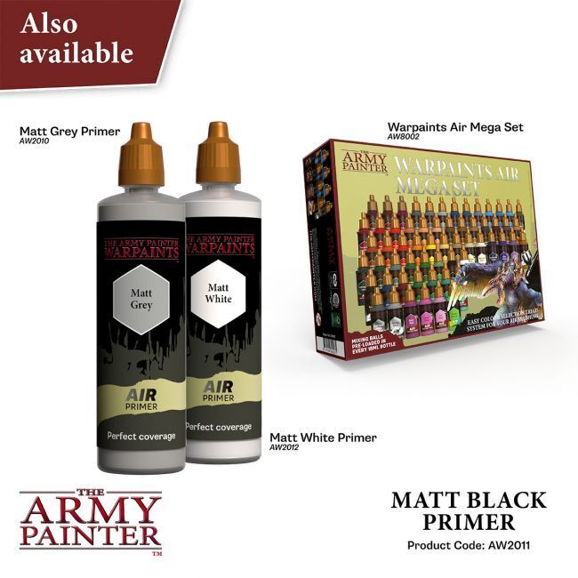 The Army Painter Warpaints Air: Primer Black 100 ml