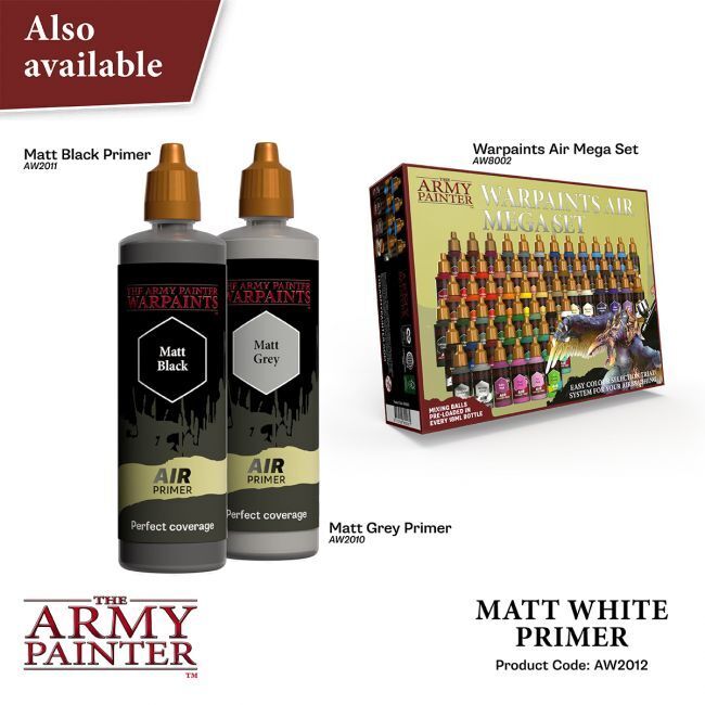 The Army Painter Warpaints Air: Primer White 100 ml