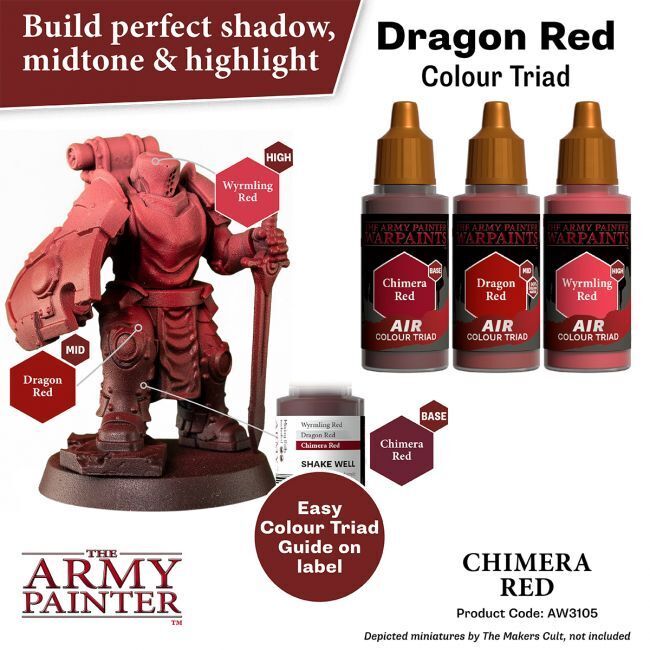 The Army Painter Warpaints Air: Chimera Red - 18ml Acrylic Paint