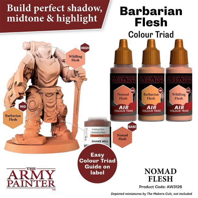 The Army Painter Warpaints Air: Nomad Flesh - 18ml Acrylic Paint