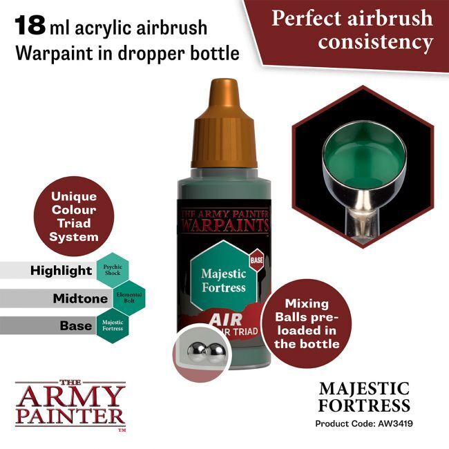 The Army Painter Warpaints Air: Majestic Fortress - 18ml Acrylic Paint