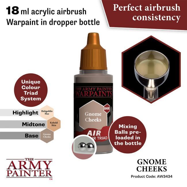 The Army Painter Warpaints Air: Gnome Cheeks - 18ml Acrylic Paint