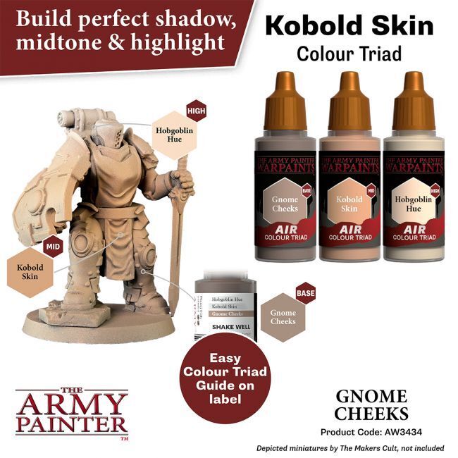 The Army Painter Warpaints Air: Gnome Cheeks - 18ml Acrylic Paint