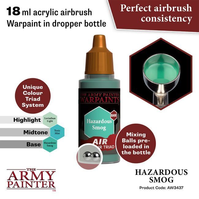 The Army Painter Warpaints Air: Hazardous Smog - 18ml Acrylic Paint