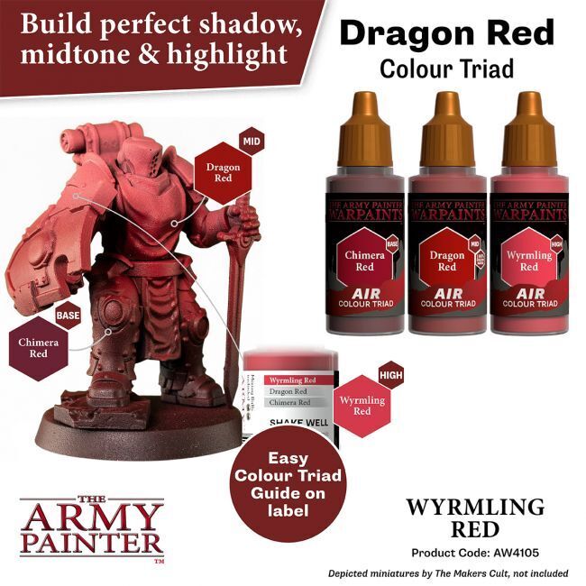 The Army Painter Warpaints Air: Wyrmling Red - 18ml Acrylic Paint