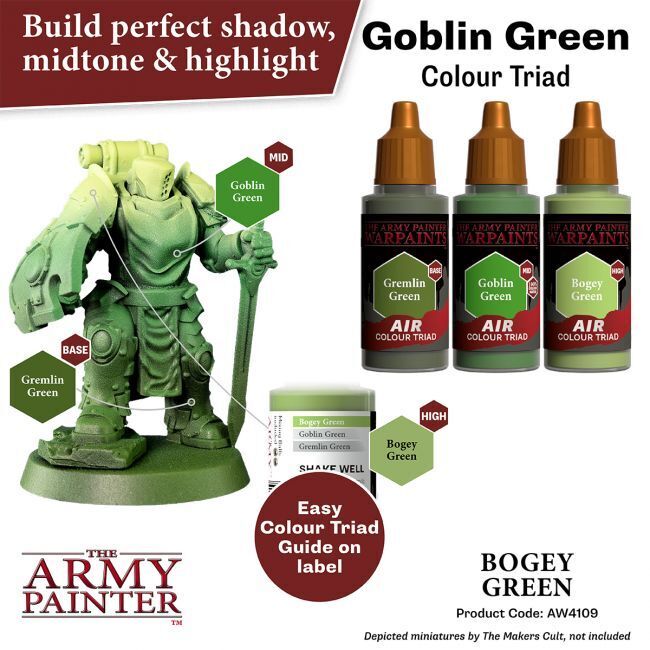 The Army Painter Warpaints Air: Bogey Green - 18ml Acrylic Paint