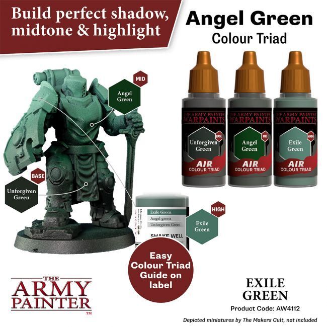 The Army Painter Warpaints Air: Exile Green - 18ml Acrylic Paint