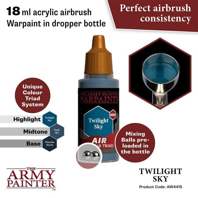 The Army Painter Warpaints Air: Twilight Sky - 18ml Acrylic Paint