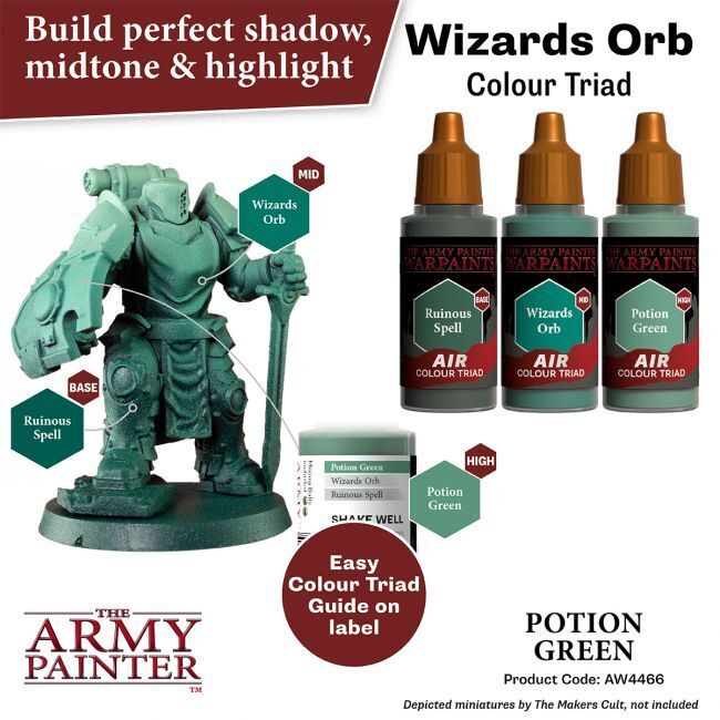 The Army Painter Warpaints Air: Potion Green - 18ml Acrylic Paint