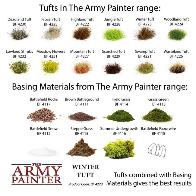 The Army Painter Tufts: Winter Tuft