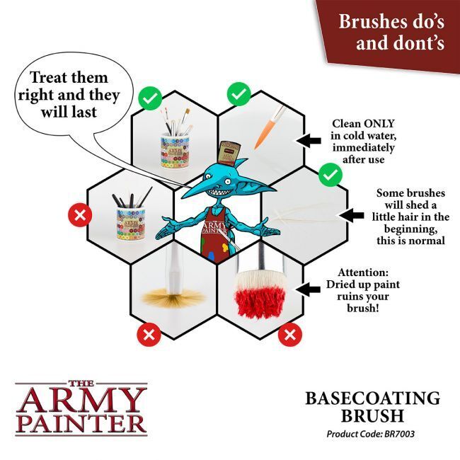 The Army Painter Hobby Brush - Basecoating