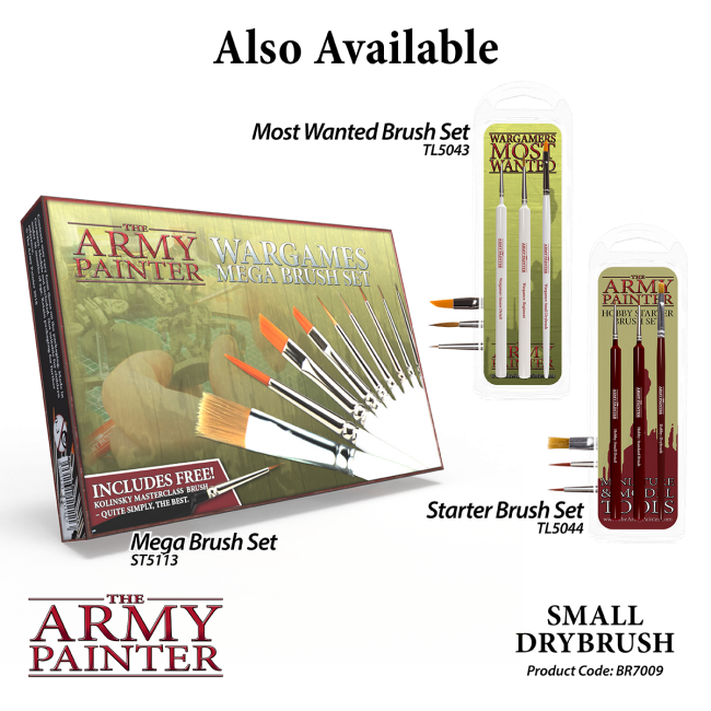 The Army Painter Wargamer Brush - Small Drybrush