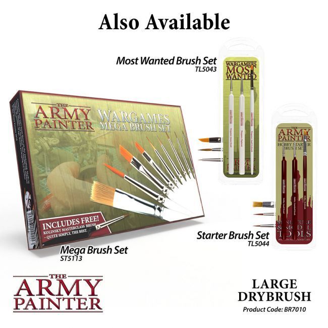 The Army Painter Wargamer Brush - Large Drybrush