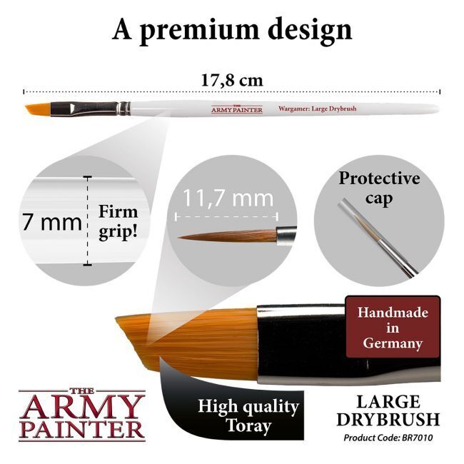 The Army Painter Wargamer Brush - Large Drybrush