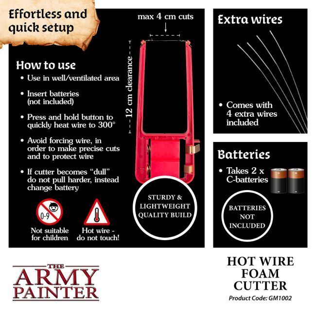 The Army Painter GameMaster: Hot Wire Foam Cutter