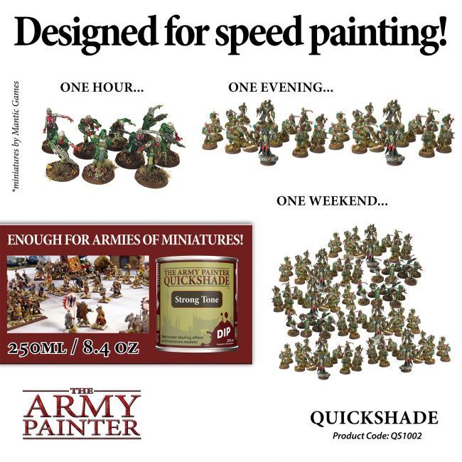 The Army Painter Quickshade Dip: Strong Tone - 250ml