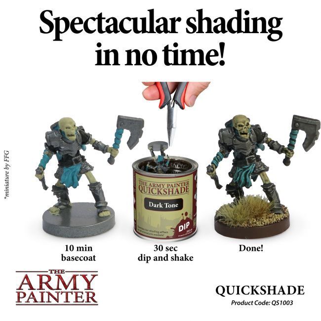 The Army Painter Quickshade Dip: Dark Tone - 250ml