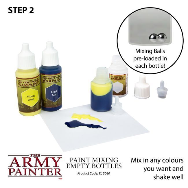 The Army Painter Tools: Paint Mixing Empty Bottles