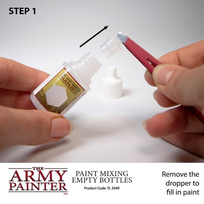 The Army Painter Tools: Paint Mixing Empty Bottles