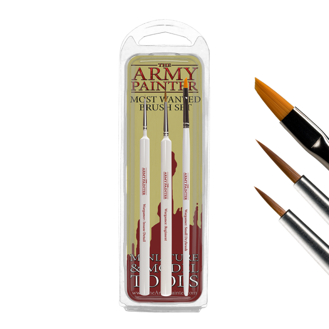 The Army Painter Most Wanted Brush Set