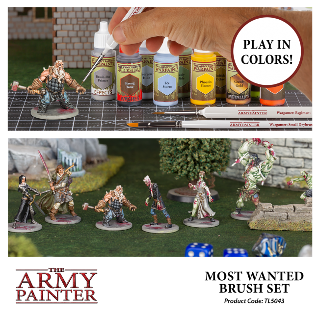 The Army Painter Most Wanted Brush Set