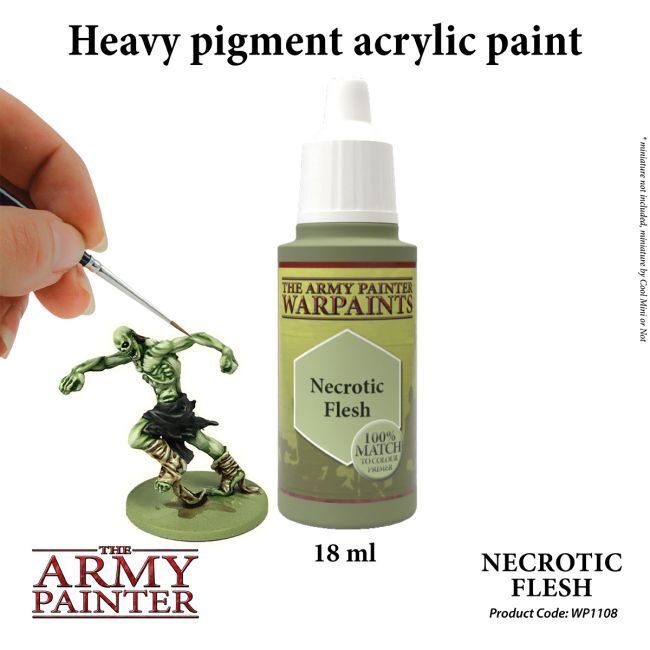 The Army Painter Warpaints: Necrotic Flesh - 18ml Acrylic Paint