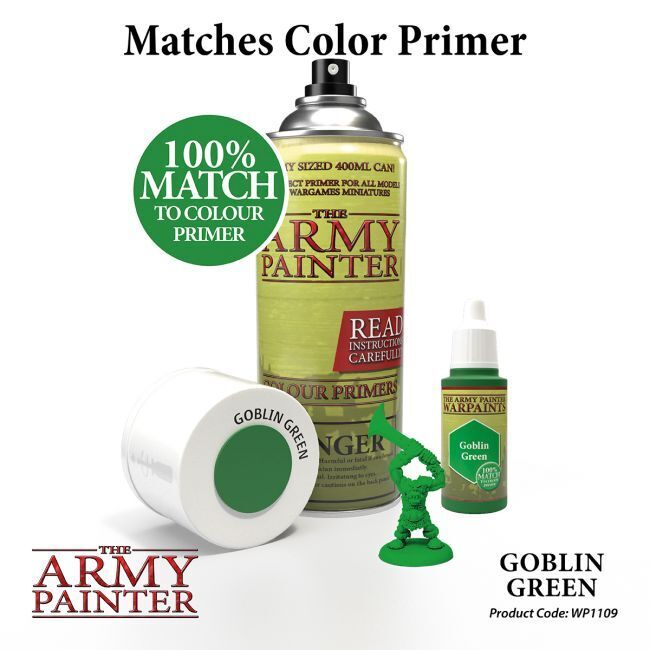 The Army Painter Warpaints: Goblin Green - 18ml Acrylic Paint