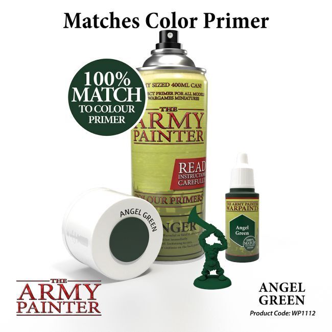 The Army Painter Warpaints: Angel Green - 18ml Acrylic Paint