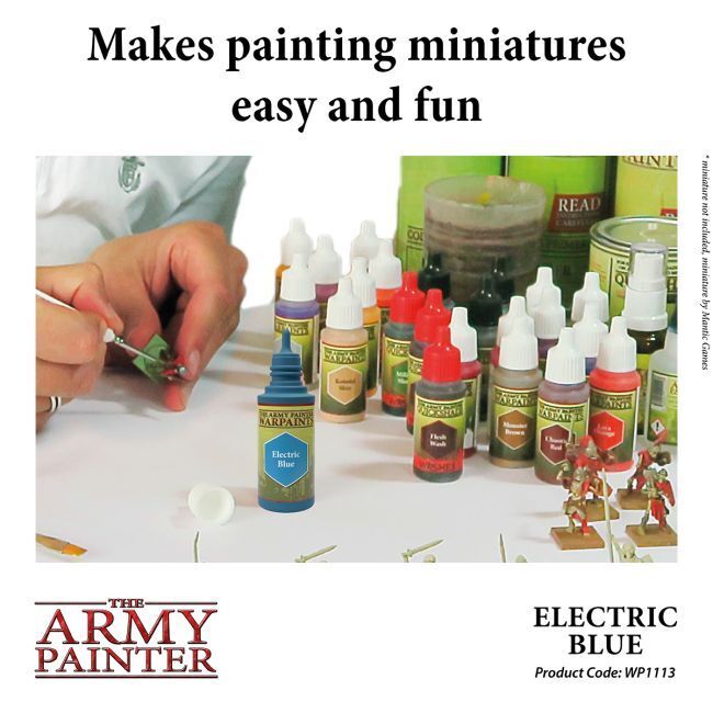 The Army Painter Warpaints: Electric Blue - 18ml Acrylic Paint