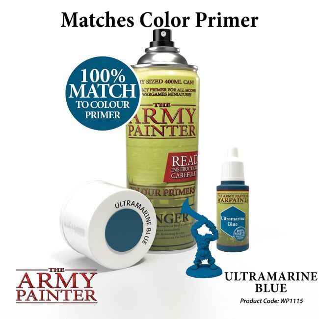 The Army Painter Warpaints: Ultramarine Blue - 18ml Acrylic Paint