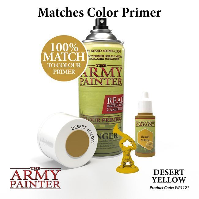 The Army Painter Warpaints: Desert Yellow - 18ml Acrylic Paint