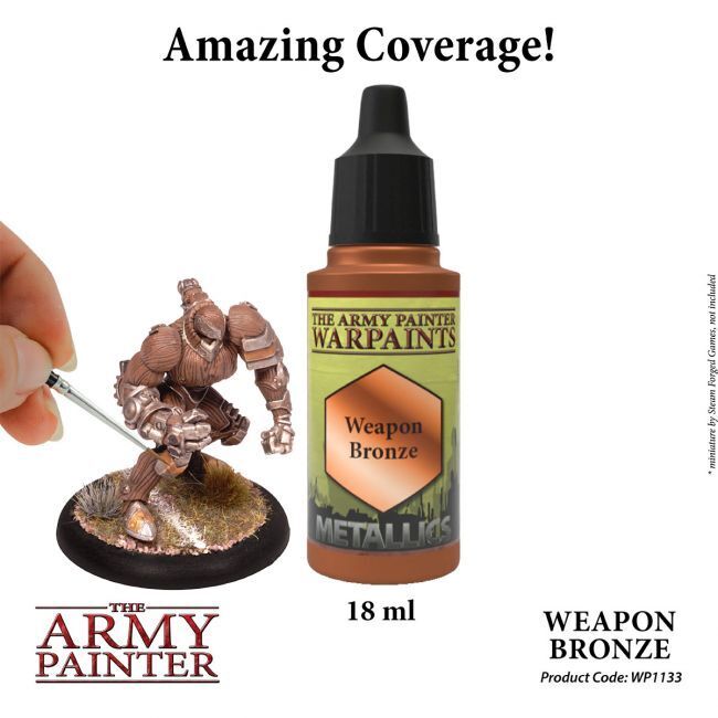 The Army Painter Warpaints Metallic: Weapon Bronze - 18ml Acrylic Paint