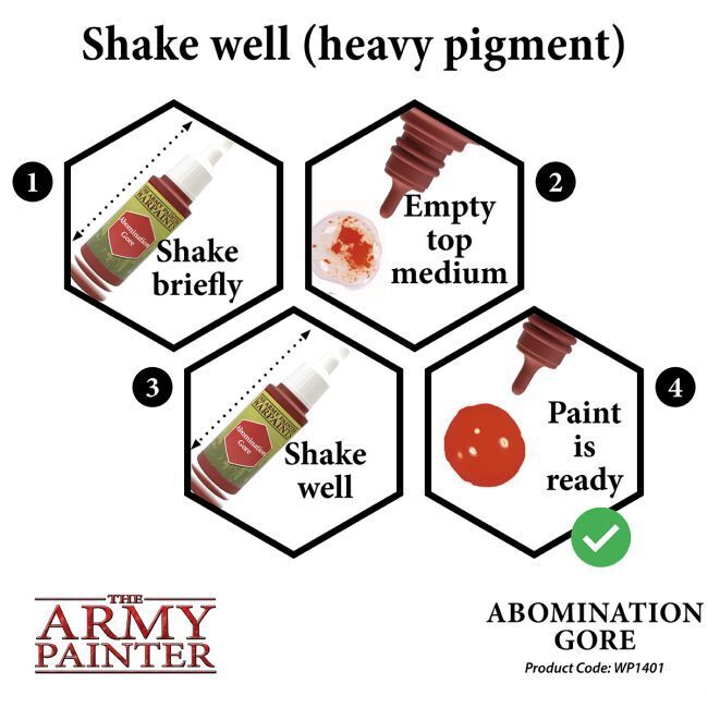 The Army Painter Warpaints: Abomination Gore - 18ml Acrylic Paint