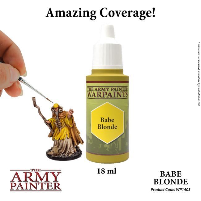 The Army Painter Warpaints: Babe Blonde - 18ml Acrylic Paint