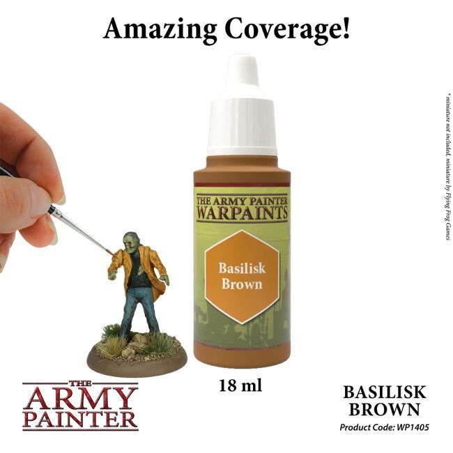 The Army Painter Warpaints: Basilisk Brown - 18ml Acrylic Paint