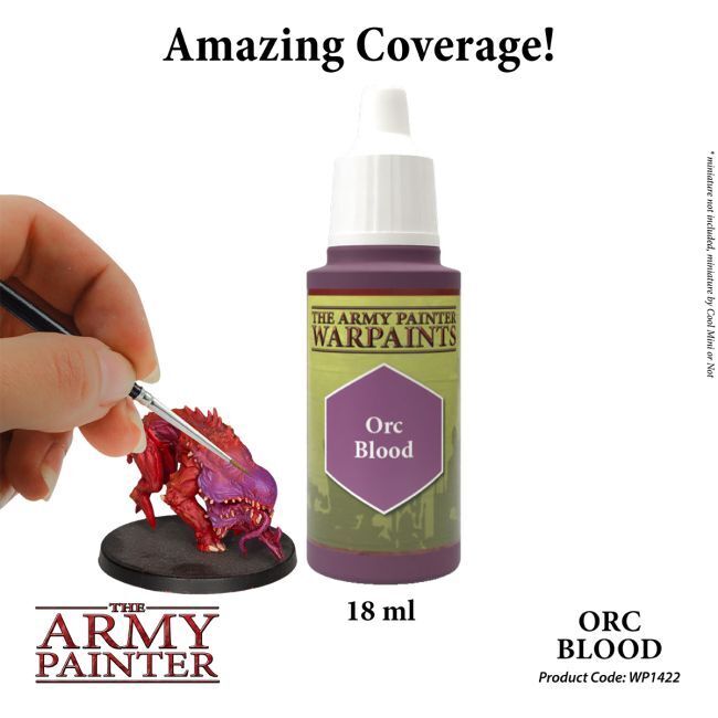 The Army Painter Warpaints: Orc Blood - 18ml Acrylic Paint