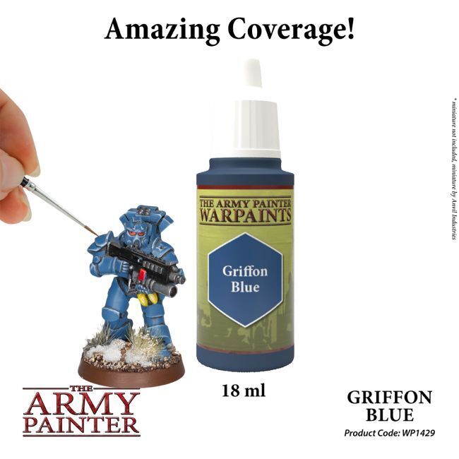 The Army Painter Warpaints: Griffon Blue - 18ml Acrylic Paint