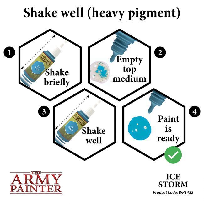 The Army Painter Warpaints: Ice Storm - 18ml Acrylic Paint