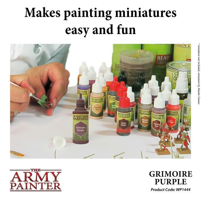 The Army Painter Warpaints: Grimoire Purple - 18ml Acrylic Paint