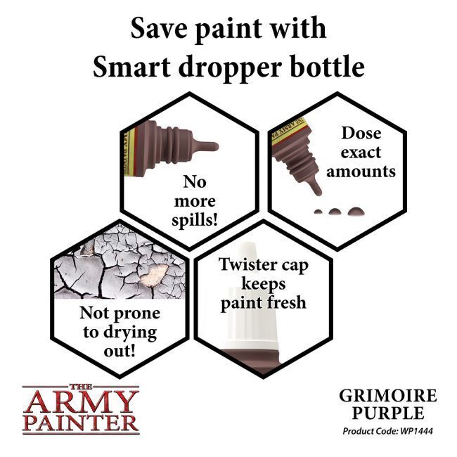 The Army Painter Warpaints: Grimoire Purple - 18ml Acrylic Paint