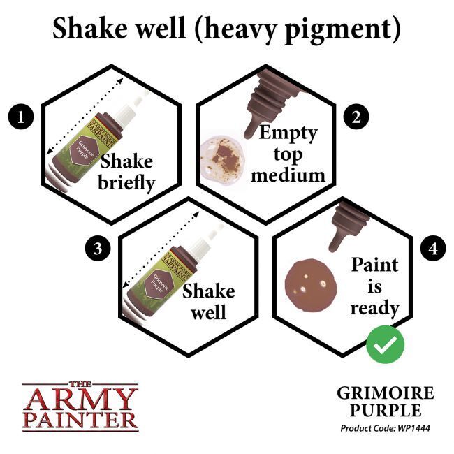 The Army Painter Warpaints: Grimoire Purple - 18ml Acrylic Paint