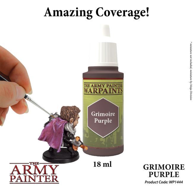 The Army Painter Warpaints: Grimoire Purple - 18ml Acrylic Paint