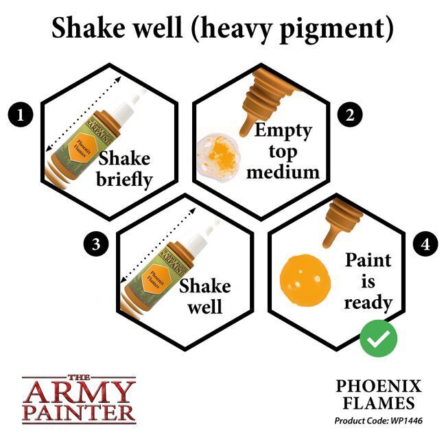 The Army Painter Warpaints: Phoenix Flames - 18ml Acrylic Paint