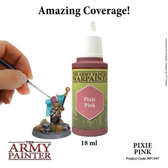 The Army Painter Warpaints: Pixie Pink - 18ml Acrylic Paint